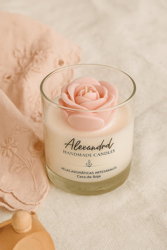 Rose Candle